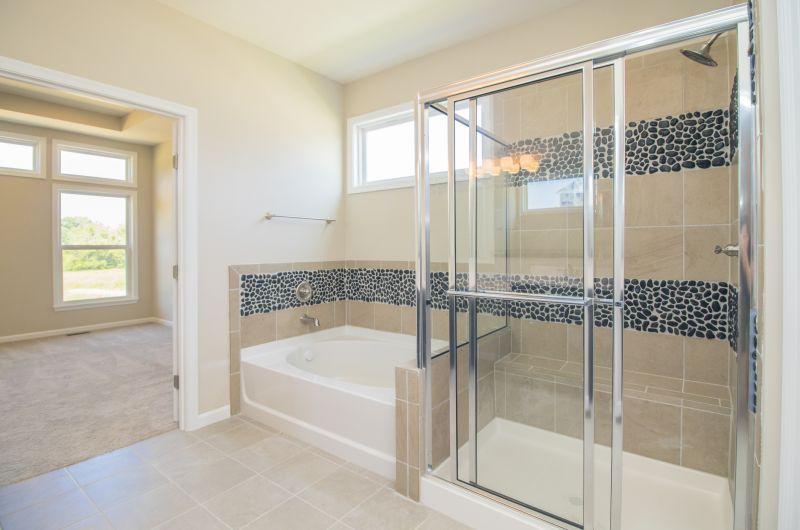 Sliding Door Shower Layout